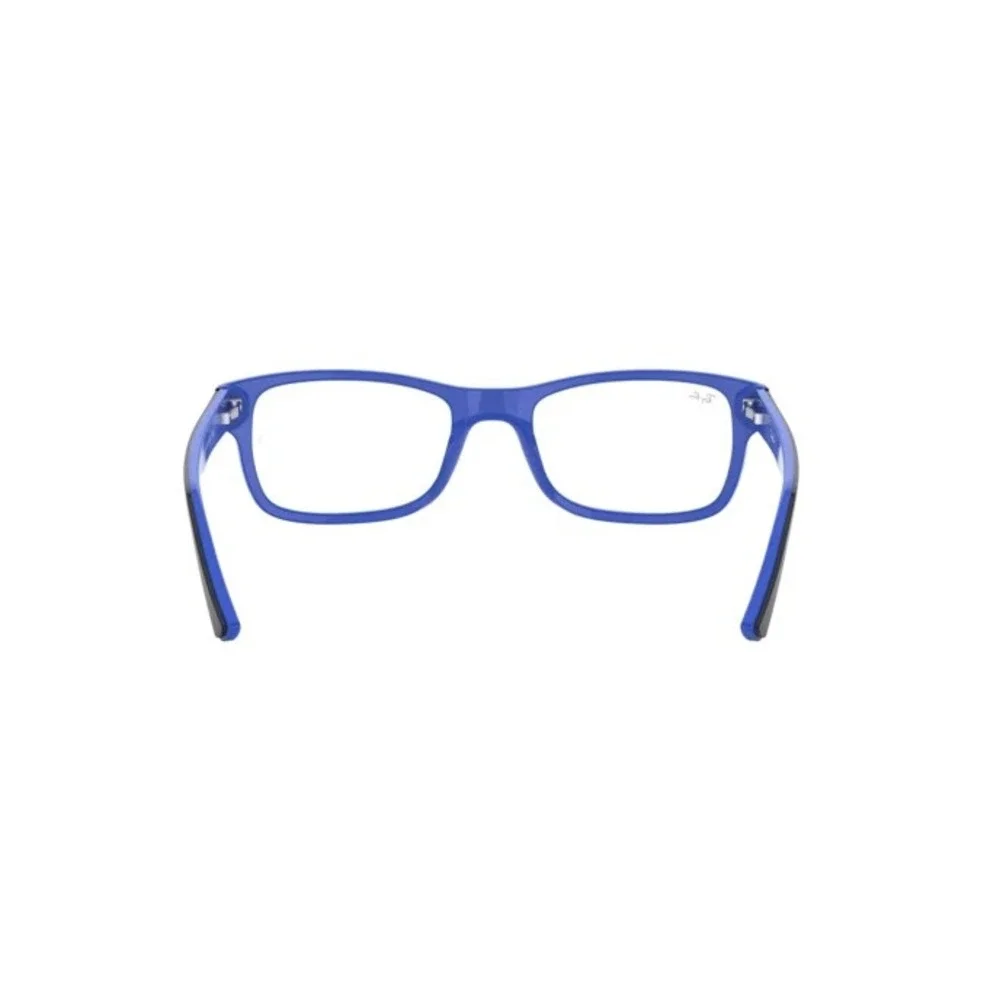 Ray-Ban RB5268 Eyeglass Frames Black Blue Rectangle Optical w‎ Case